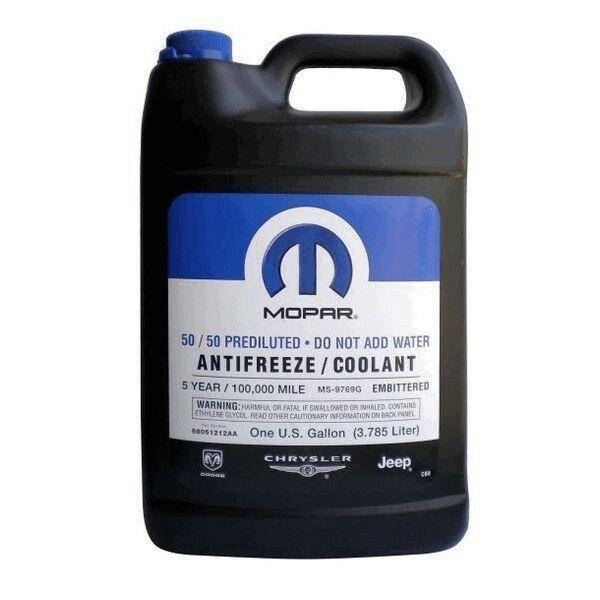 

Mopar Antifreeze Coolant Orange MS-9769 Готовый 3.785 л. (68051212AC)