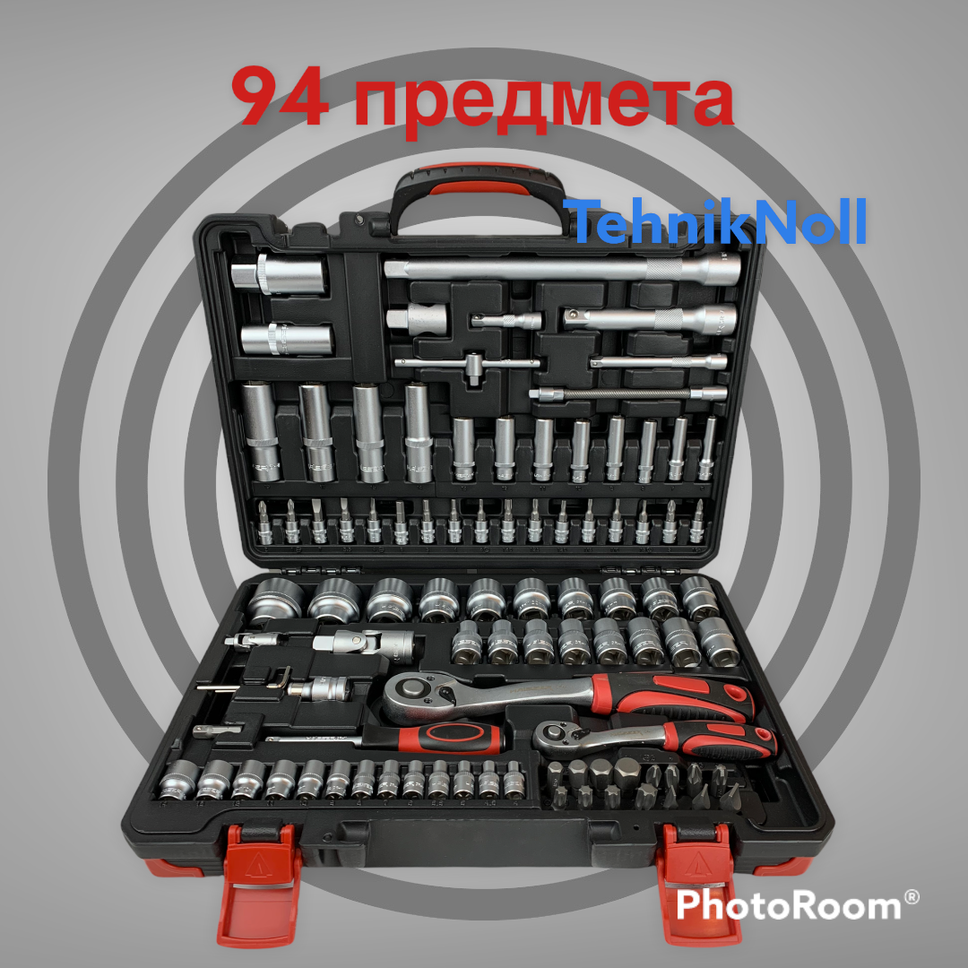 

Набор инструментов 94 ед. Haisser профессиональный автоинструмент в кейсе