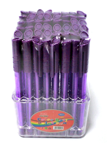 

Ручка шариковая Leader фиолетовая паста 0,5мм арт. 016700