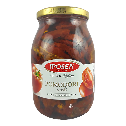

Помідори Іпосе в'ялені Iposea 550/900g 6шт/ящ (Код : 00-00004933)