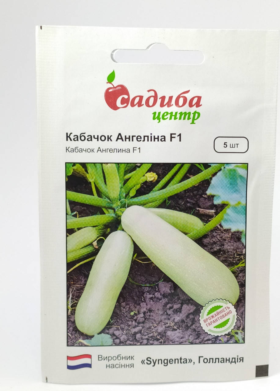 

Семена кабачков Ангелина F1 5 семян "Syngenta", Голландия Садыба центр