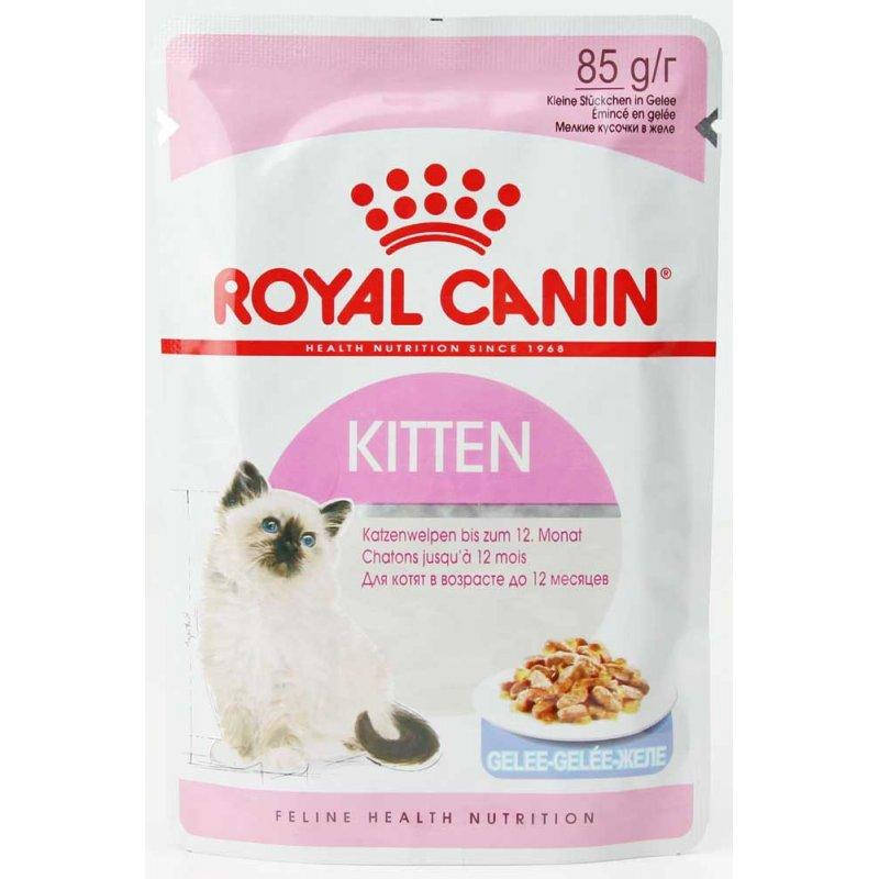 

Влажный корм Royal Canin Kitten Instinctive для котят (желе), 0,085КГ 12шт