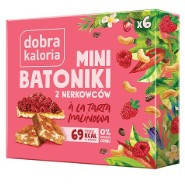 

Міні-батончики з кеш'ю та малиною Dobra Kaloria, 102г