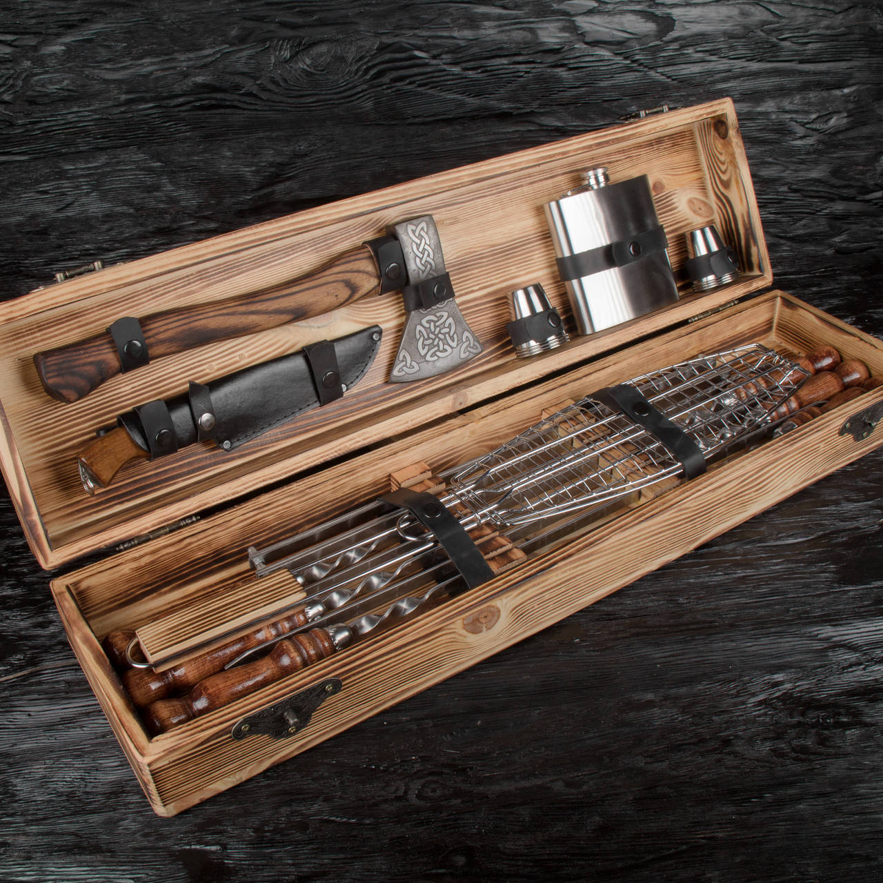 

Подарочный набор шампуров "Кедровник"