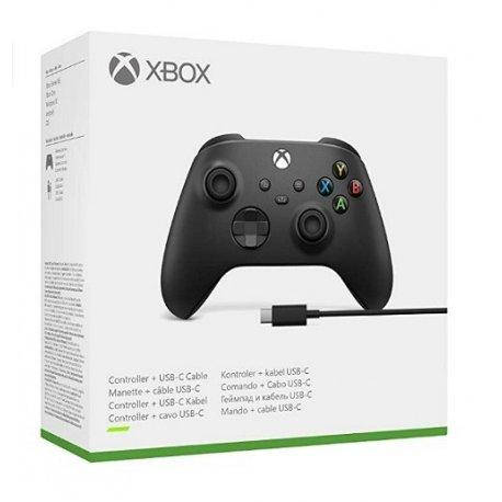 

Microsoft Xbox Series X | S Wireless Controller+USB-C Сable (Carbon Black), Черный