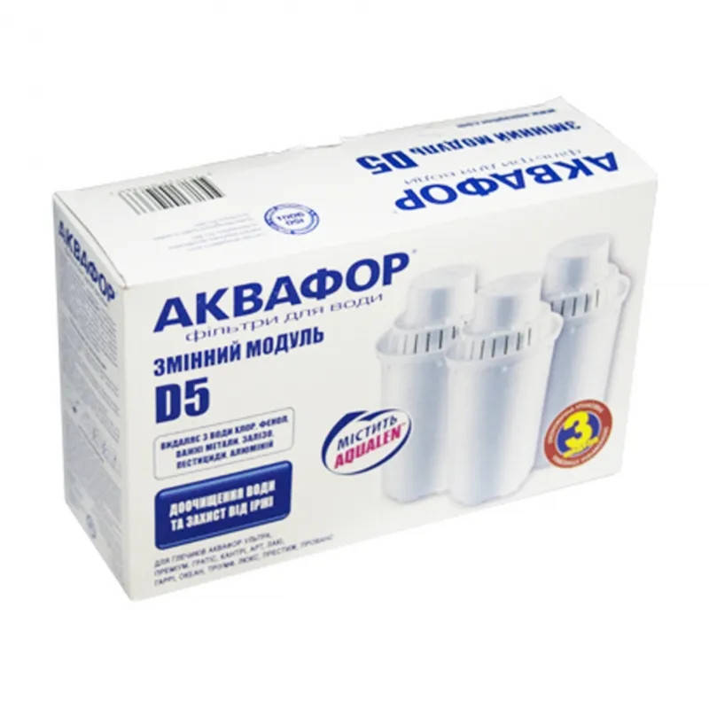 

Комплект картриджей для кувшина Аквафор D5 ( 3 штуки)