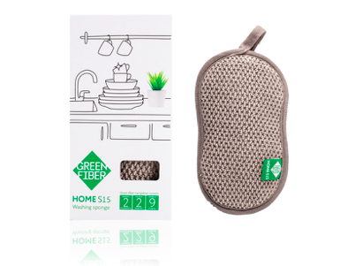 

Файбер для миття посуду серії Green Fiber HOME S15 Greenway. Розміри: 15,5 х 9 см, Зелёный