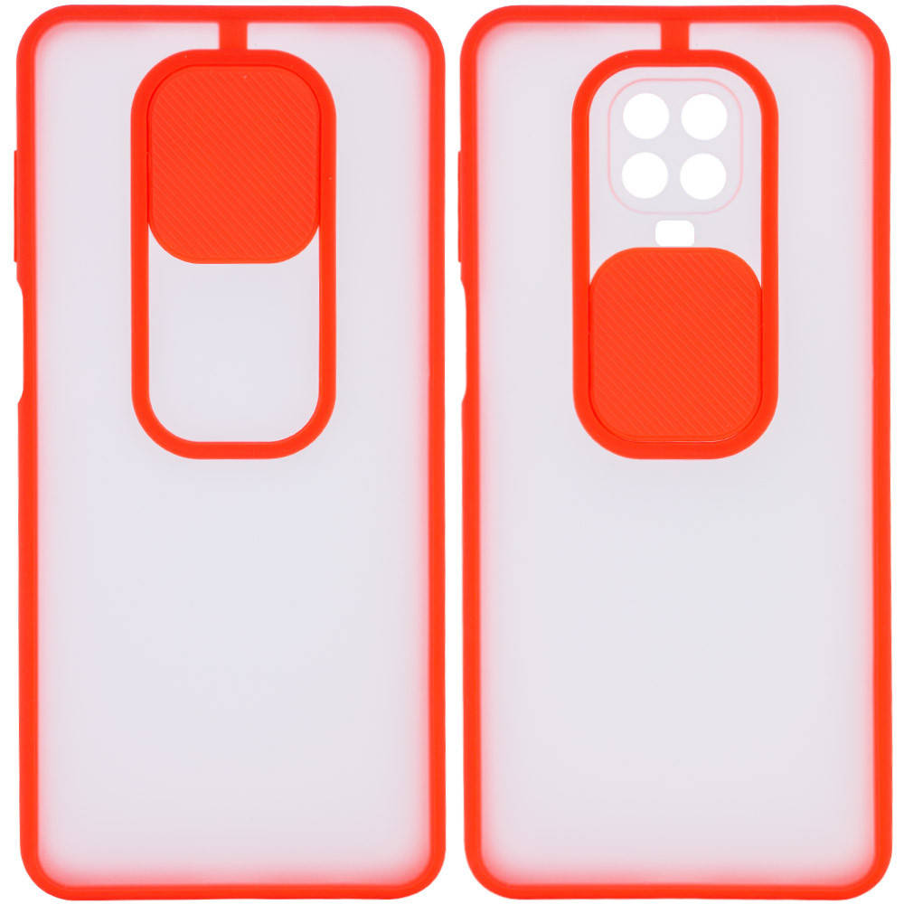 

Чехол Camshield mate TPU со шторкой для камеры для Xiaomi Redmi Note 9s / Note 9 Pro /Note 9 Pro Max, Красный