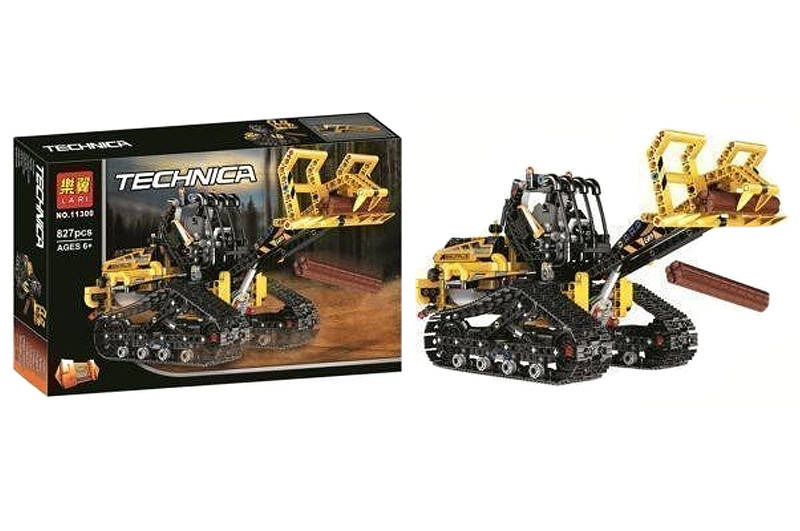 

Конструктор "TECHNIC" "Гусеничный погрузчик" 11300, 827 деталей