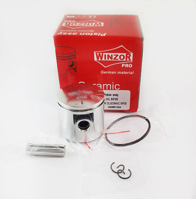 

Поршень в сборе для мотокосы Oleo-Mac Sparta 25,250/Efco Stark 25на бензокосу Олео-Мак/Ефко (Winzor/Винзор)