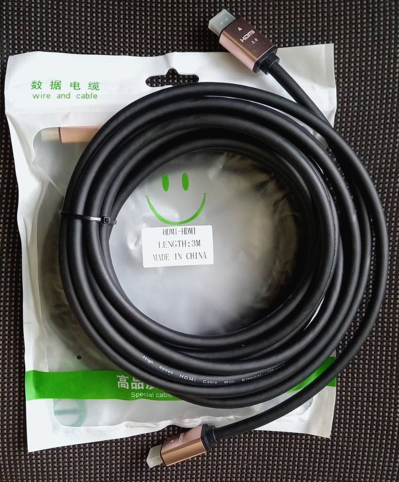 

Кабель HDMI-HDMI 3м v2.0 на 4K ULTRA HD High Quality Data