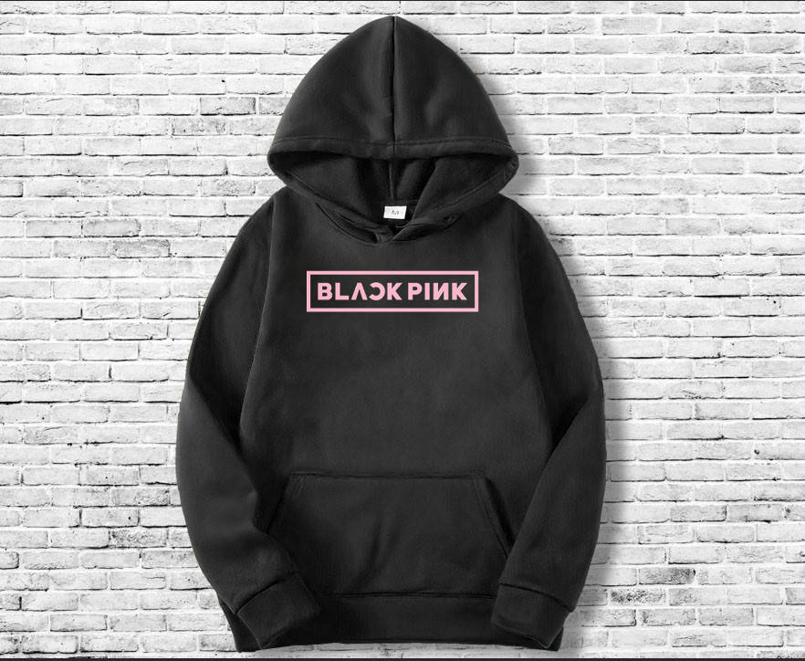 

Худи BLACKPINK черная толстовка с принтом XL, Черный