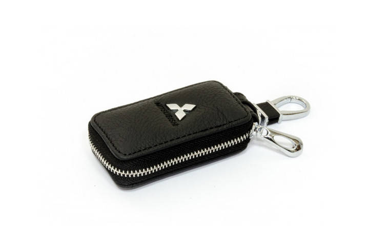 

ЧЕХОЛ ДЛЯ КЛЮЧЕЙ С КАРАБИНОМ MITSUBISHI, Черный