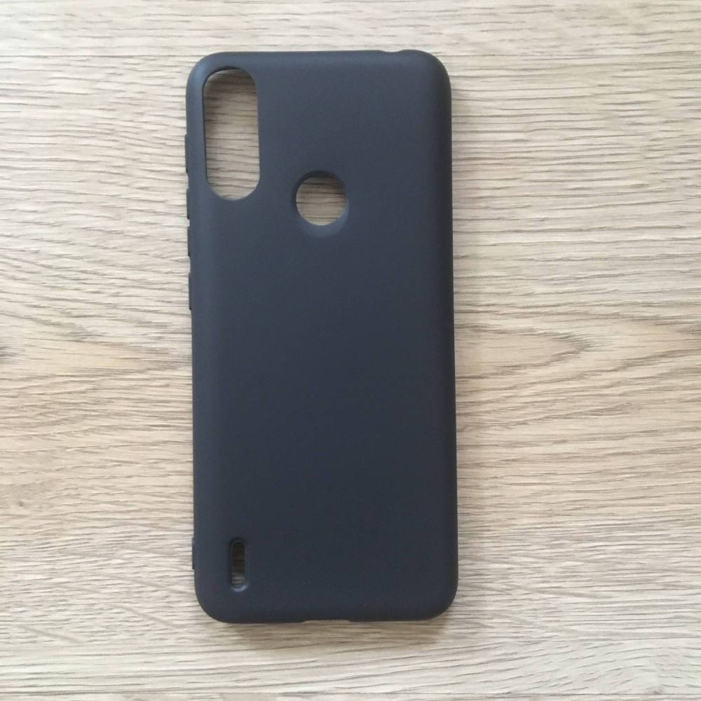 

Силиконовый чехол бампер для Motorola E7 Power, Черный