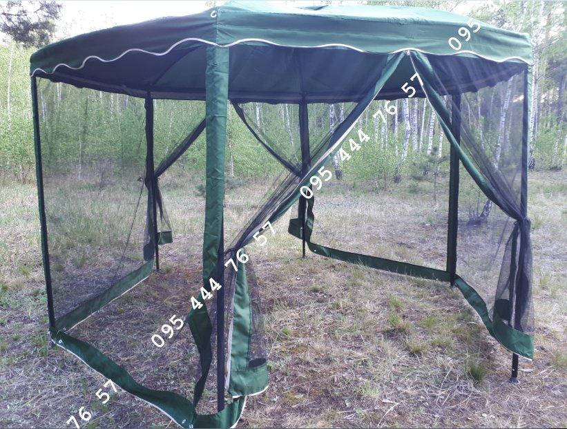 

Шатер шестигранный основа ткань, павильон 3.6м х 3.6м беседка,альтанка