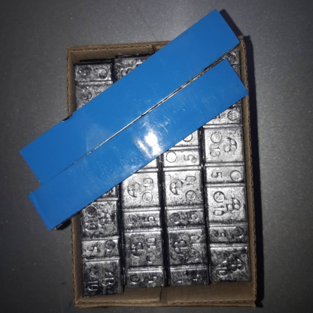 

Грузики клеючі 60гр блакитний скотч