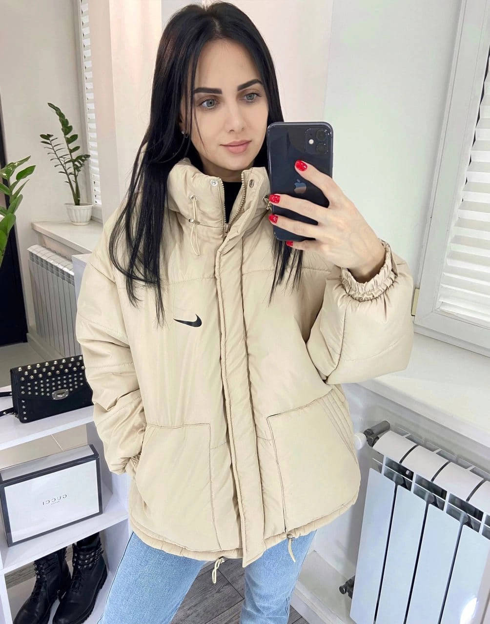

Куртка женская Nike весенняя. Куртка женская демисезонная Nike 42 44 46 48, Черный