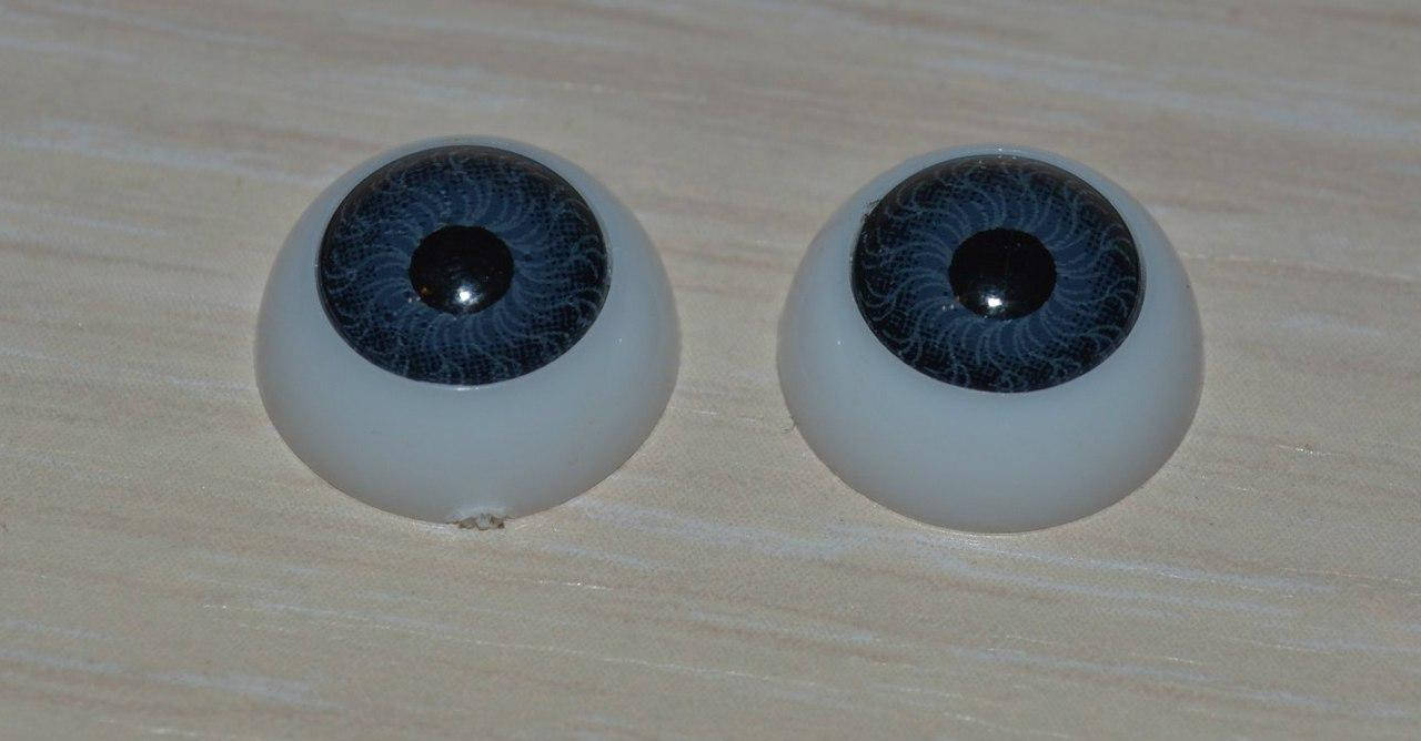 

Серые глаза для кукол 12 мм