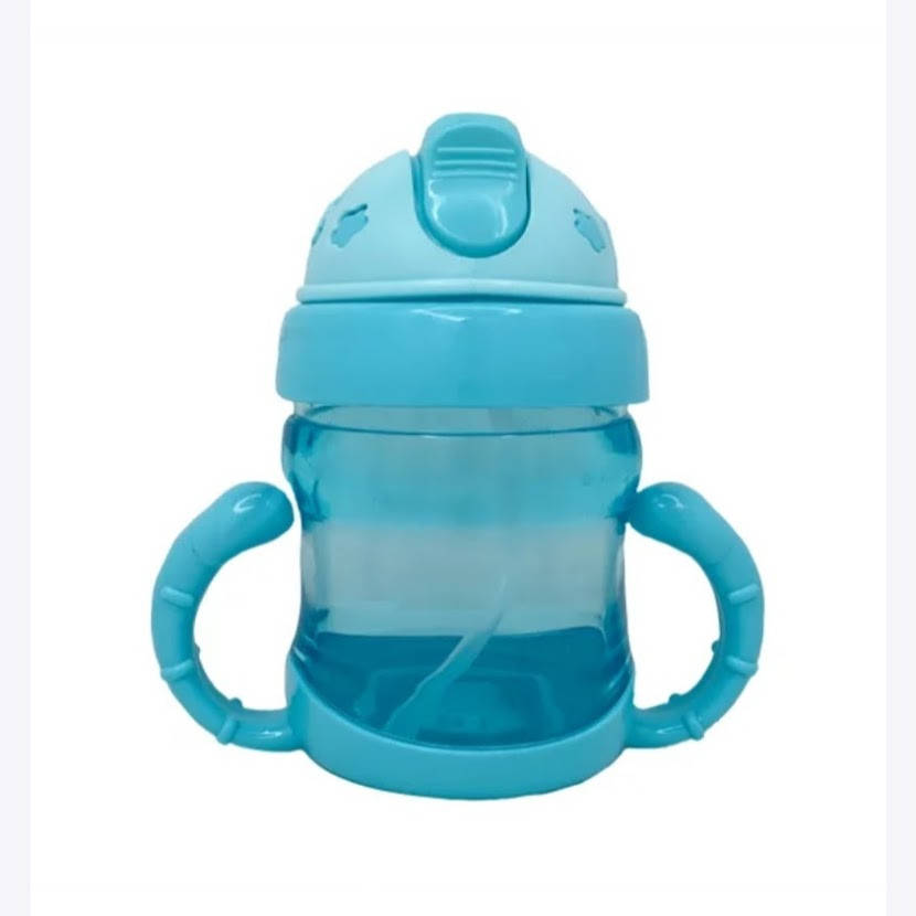 

Поильник с силиконовой трубочкой Голубой