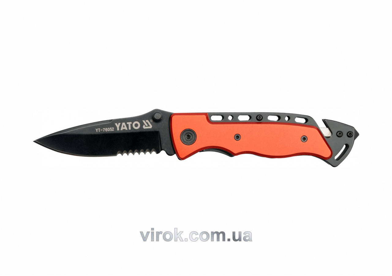 

Нож складной YATO с лезвием 95 мм 200 мм YT-76052