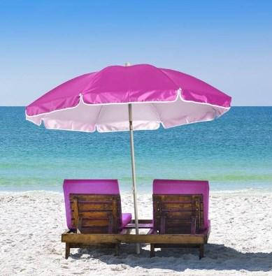 

Пляжный зонт с наклоном 2.0 Umbrella Anti-UV розовый