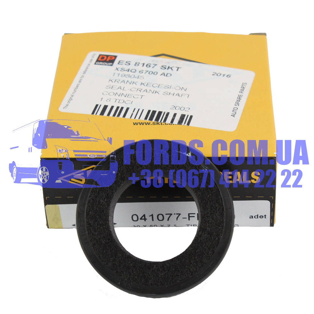 

Сальник коленвала передний FORD CONNECT/FIESTA/FOCUS 2002-2013 (1.8 TDCI) (1198045/XS4Q6700AD/041077FK) SKT