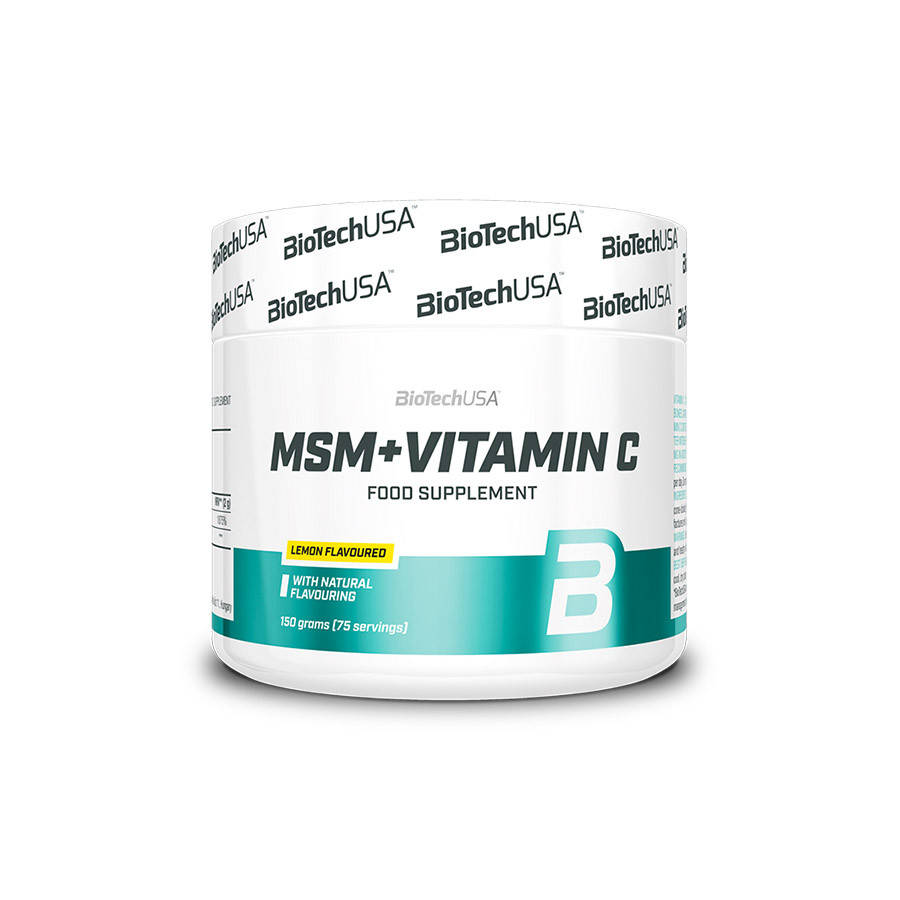 

MSM + Vitamin C BioTech USA 150 g (для зміцнення суглобів і зв'язок)