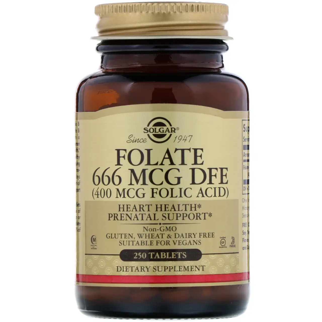 

Фолиевая кислота (Folic acid) 400 мкг 250 таблеток