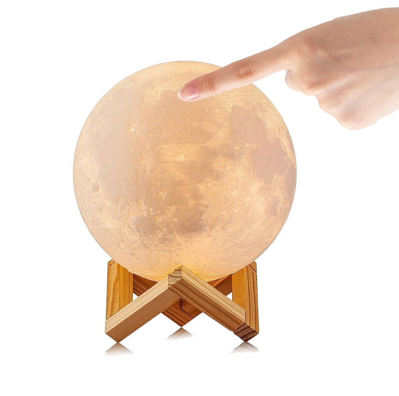 

Лампа ночник 3D Magic LED Moon / Лампа месяц / Настольный ночник