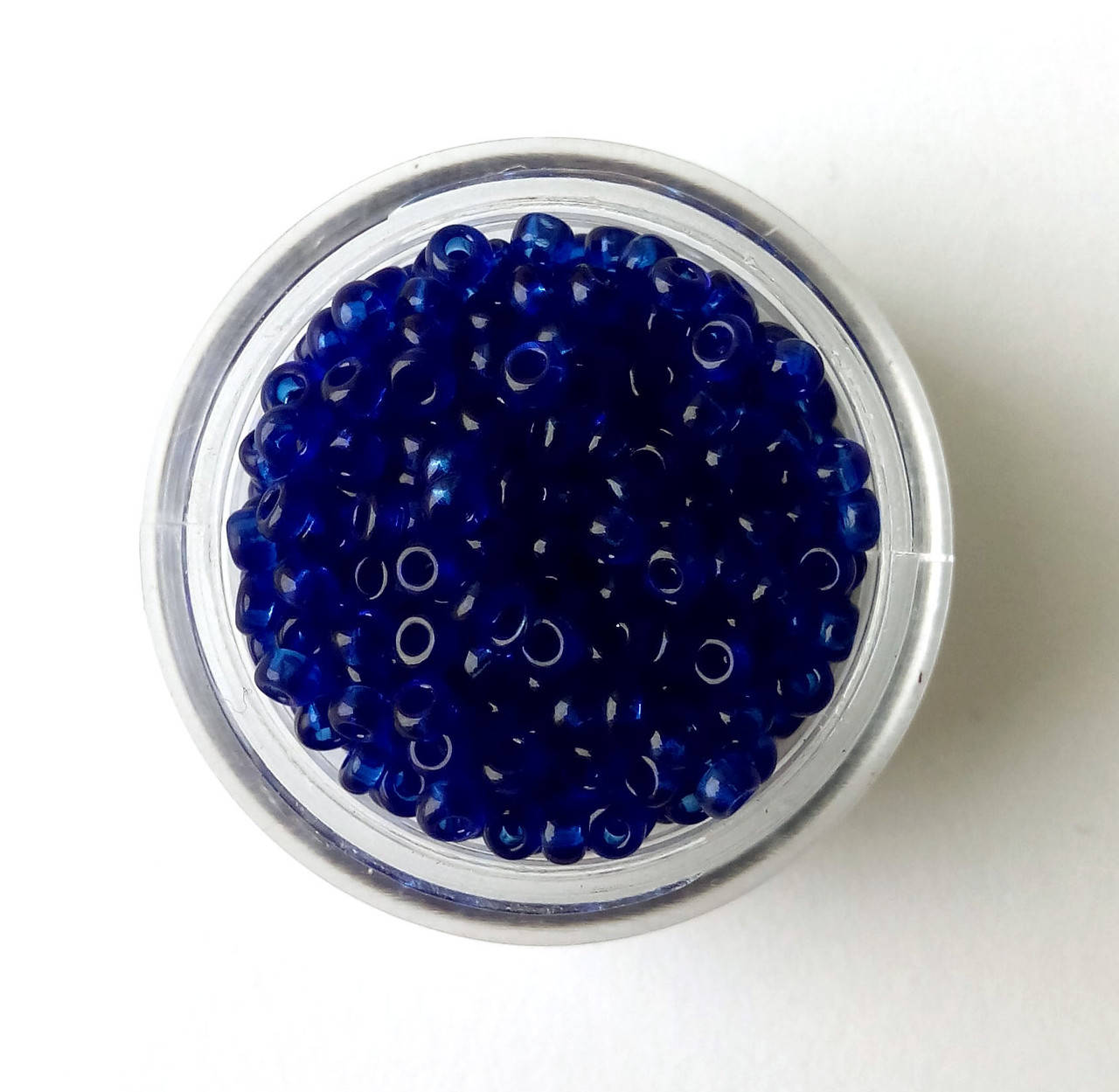 

Бісер FGB темно синій прозорий, 20 г/упаковка