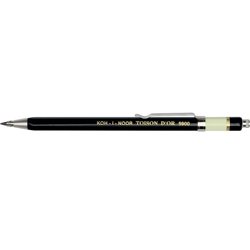 

Карандаш механический Koh-i-noor Toison D'or цанговый 2мм метал. корпус 5900CN1005KK