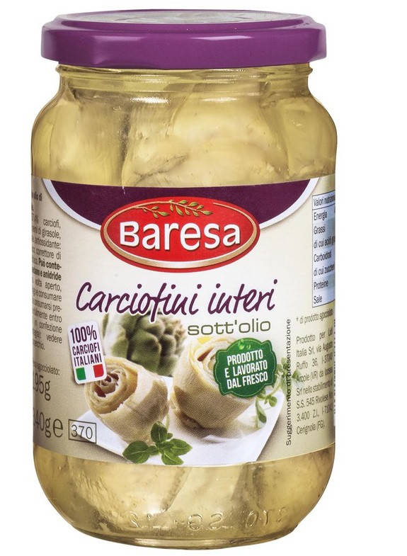 

АРТИШОКИ В МАСЛЕ (BARESA) 340 Г