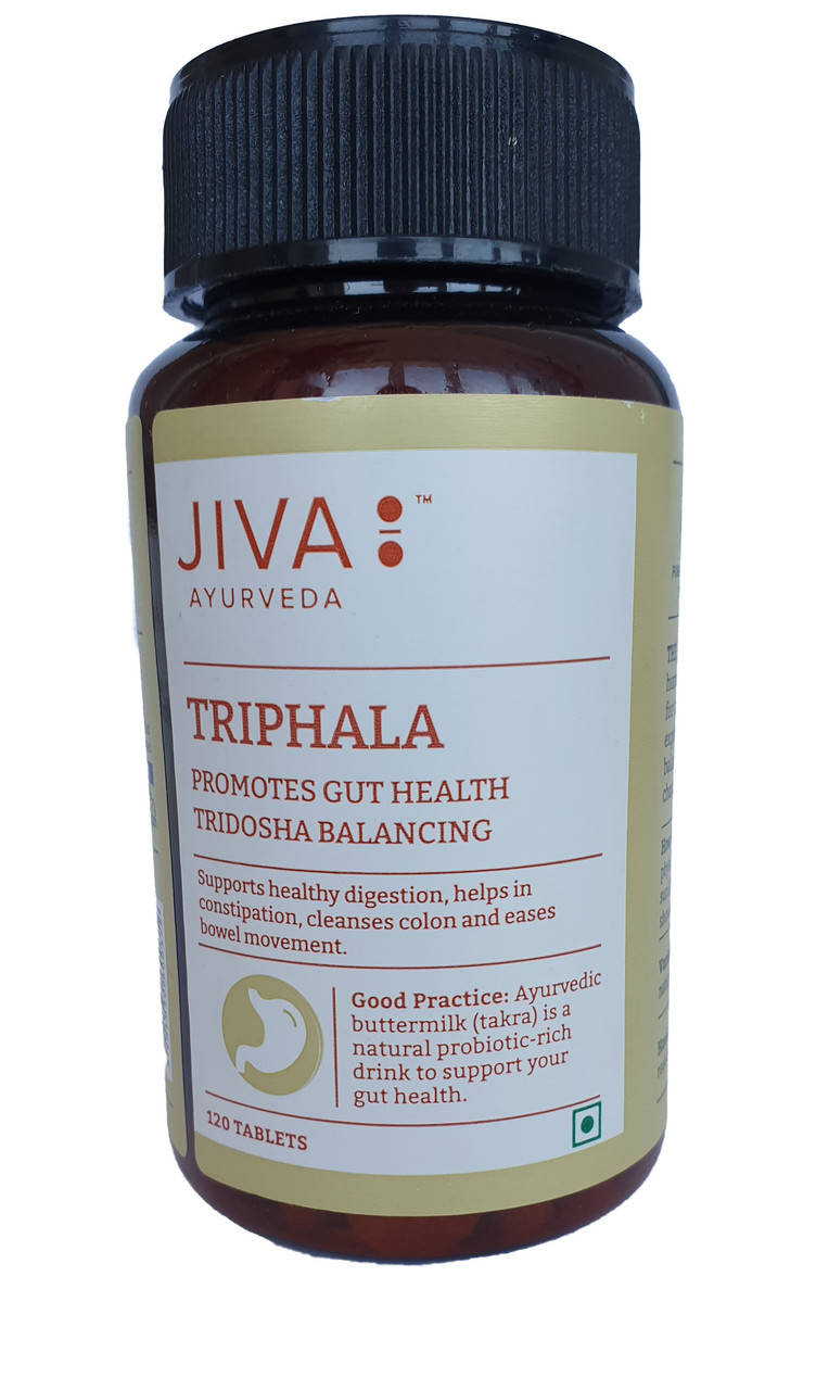 

Трифала 120 таблеток Triphala JIVA, очистка организма, покращення імунітету, схуднення