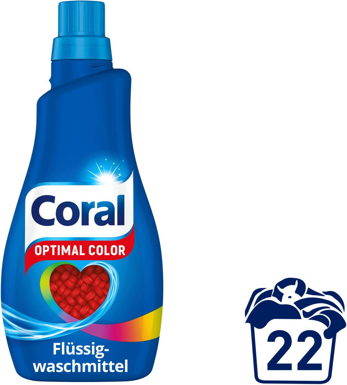 

Гель для стирки оптимальный цвет Coral, 22 Wl (Германия)