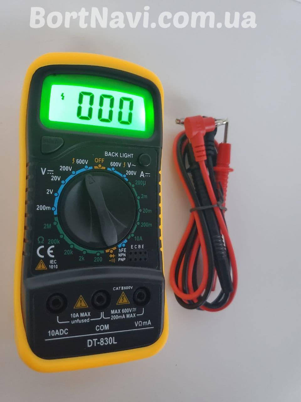 

Цифровой мультиметр тестер Digital Multimeter DT-830L