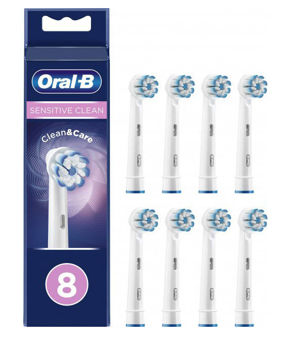 

Насадки для электрической зубной щётки Oral-B Sensitive Clean 8 шт