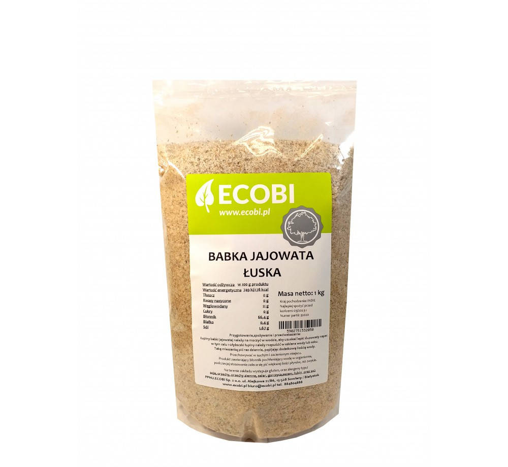 

Псиллиум (шелуха семян подорожника) псилиум psyllium - 2000 g, Ecobi (Индия)