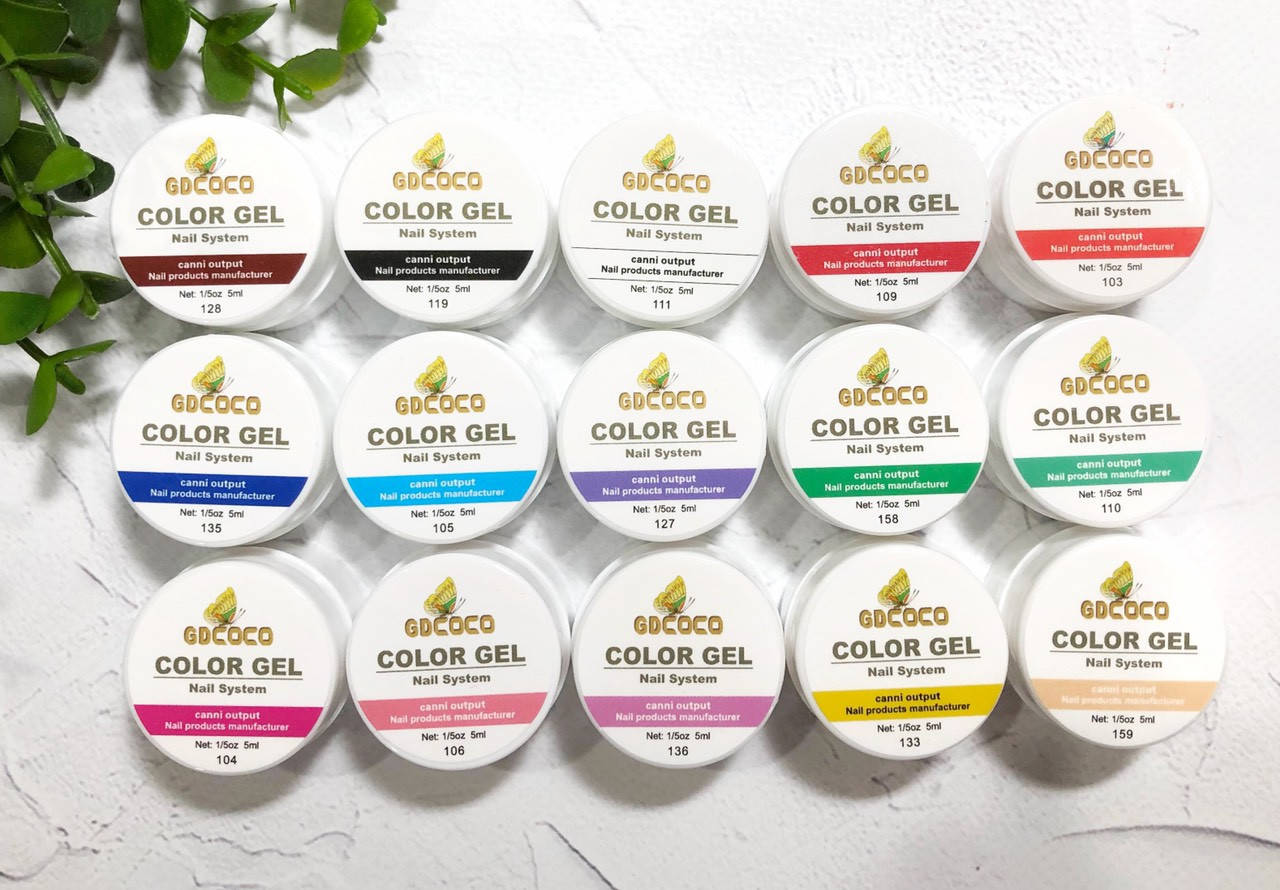 

Набор гель краски СОСО для рисования 5гр, 15шт, Серый