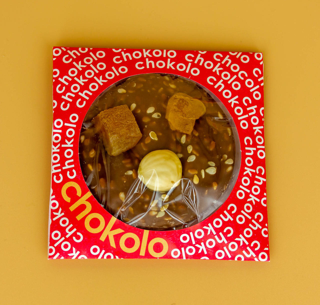 

Конфета ChoKOLO (Чоколо) бельгийский молочный шоколад, кунжут, фундук, курага, 25 гр