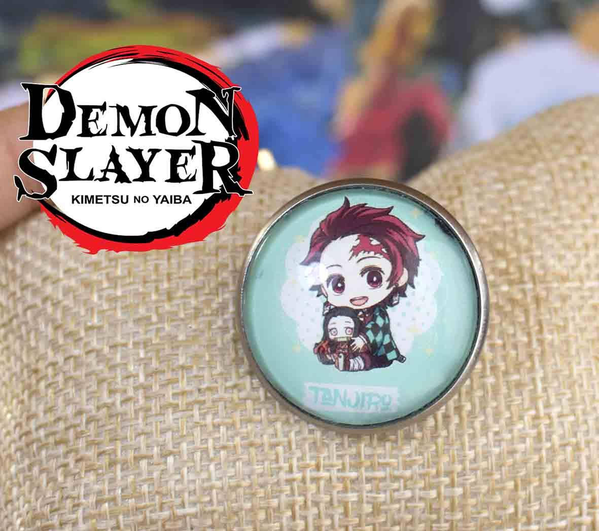 

Значок "Танджиро" Клинок, рассекающий демонов / Demon Slayer: Kimetsu no Yaiba