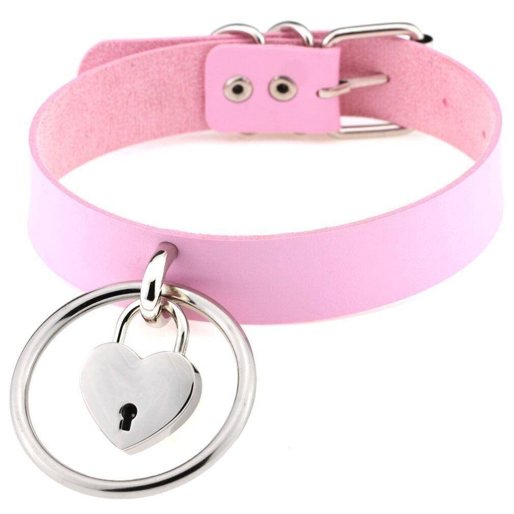 

Чокер-ошейник SKN-AS02 PINK, Розовый