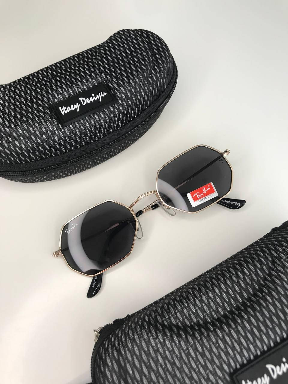 

Солнцезащитные очки Ray Ban Octagonal RB3556, Коричневый