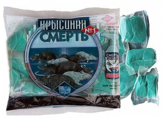 

Родентицид Крысиная смерть №1 200 г (Ital Tiger). ОРИГИНАЛ