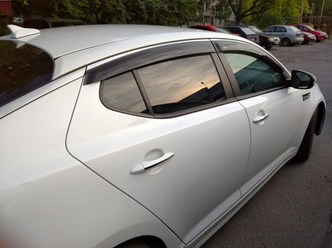 

Дефлекторы окон (ветровики) Kia Optima 3 2010-2015, VL - Cobra Tuning, K12810