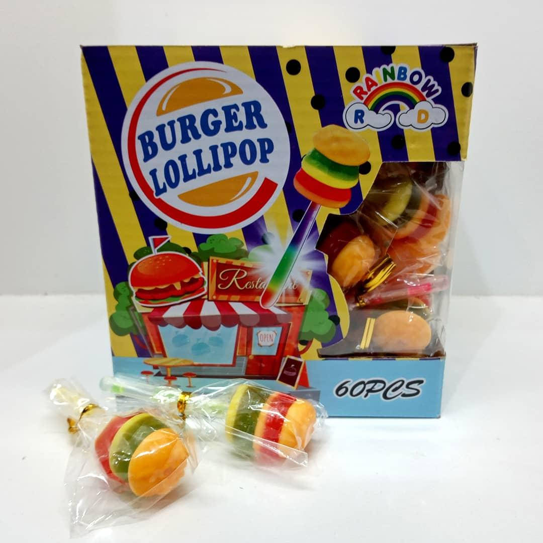 

Желейные конфеты Бургер+неоновая палочка