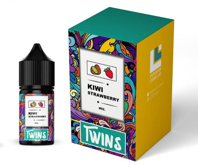 

Набор Twins Kiwi Strawberry Salt (50 мг/мл) 30 мл.