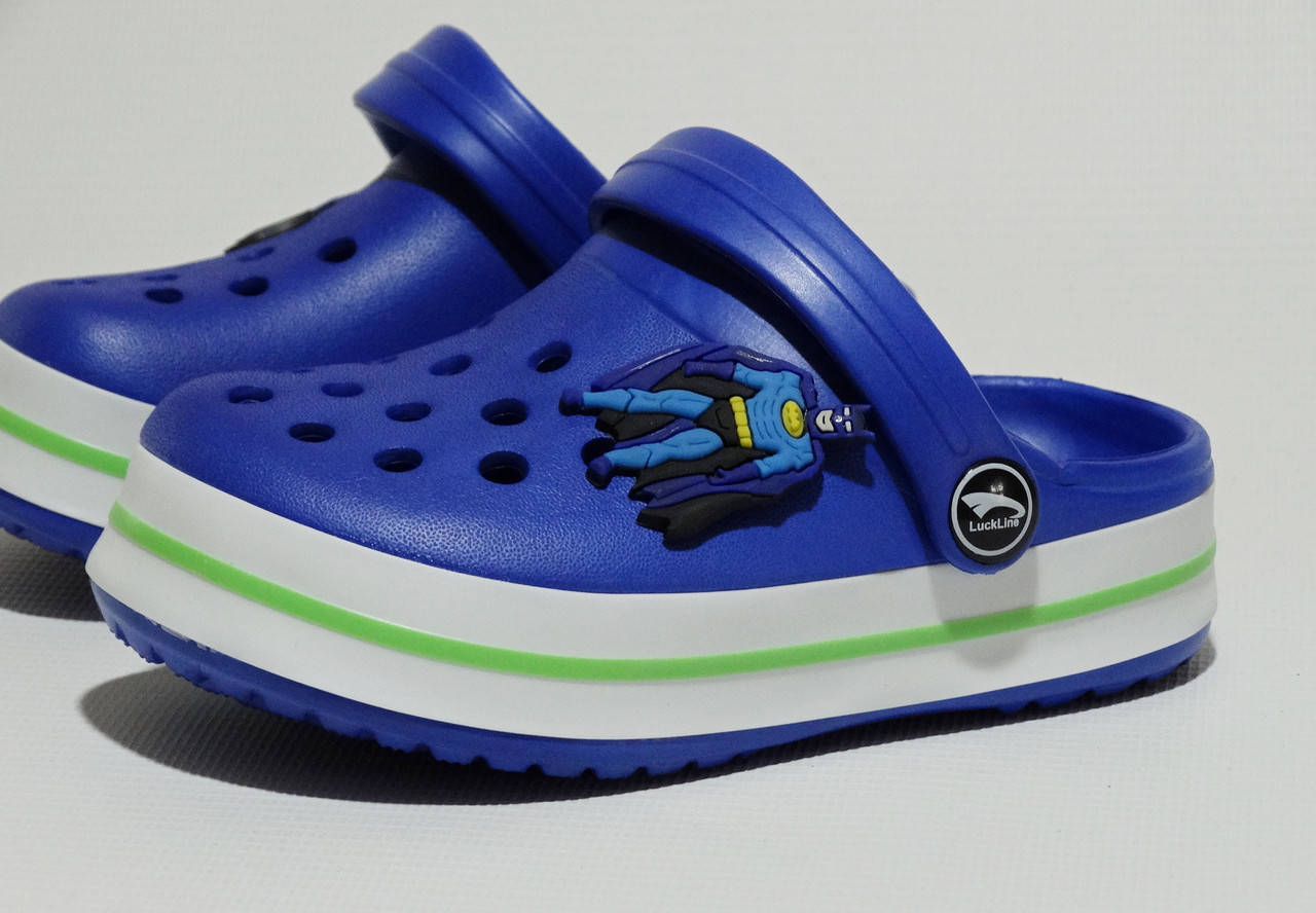 

Детские синие кроксы, Синий