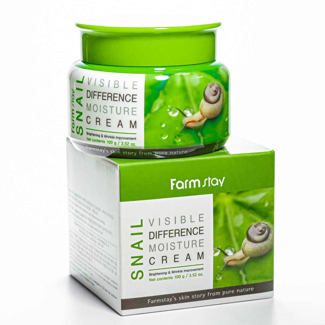 

Увлажняющий крем для лица FarmStay Snail с муцином улитки 100 г