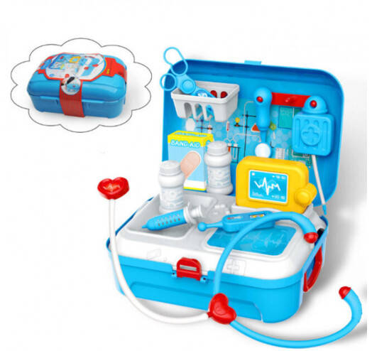 

Детский игровой набор доктора в рюкзаке Doctor toy 17 предметов