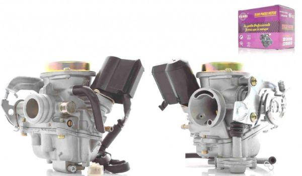 

Карбюратор 4Т GY6-80 (139QMB) затвор 18mm "TERRI"